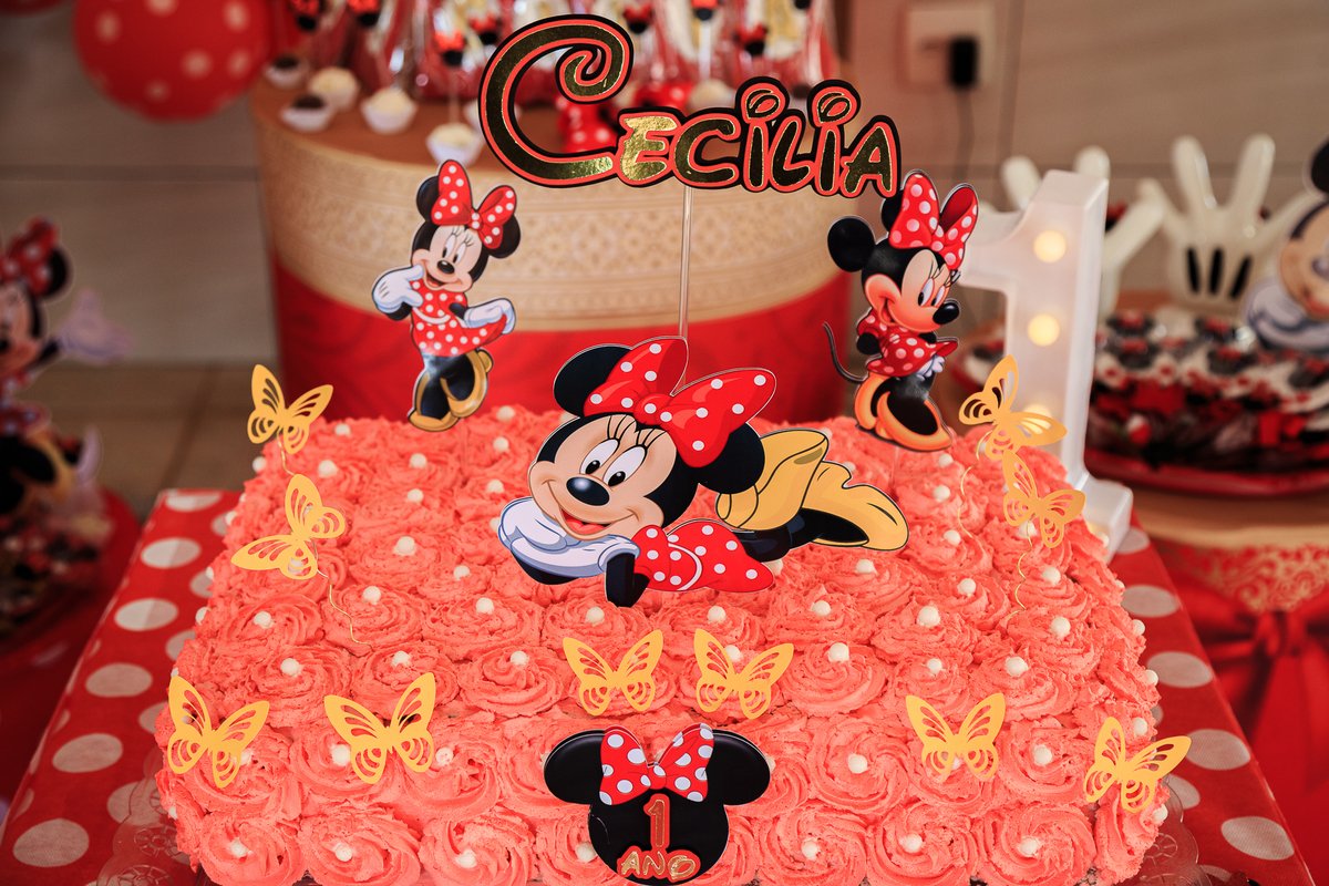 bolo tema minnie