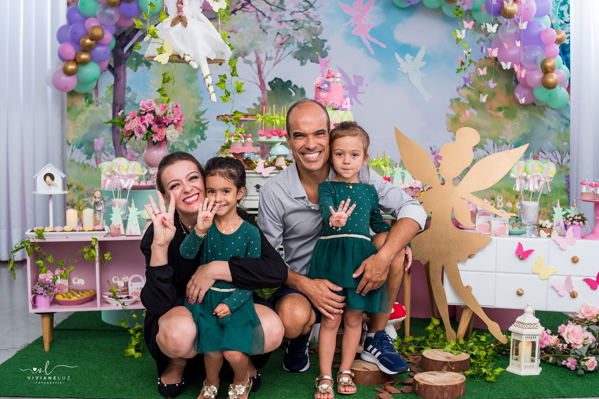 4 anos de irmas gemeas tema de fadas em jaragua do sul