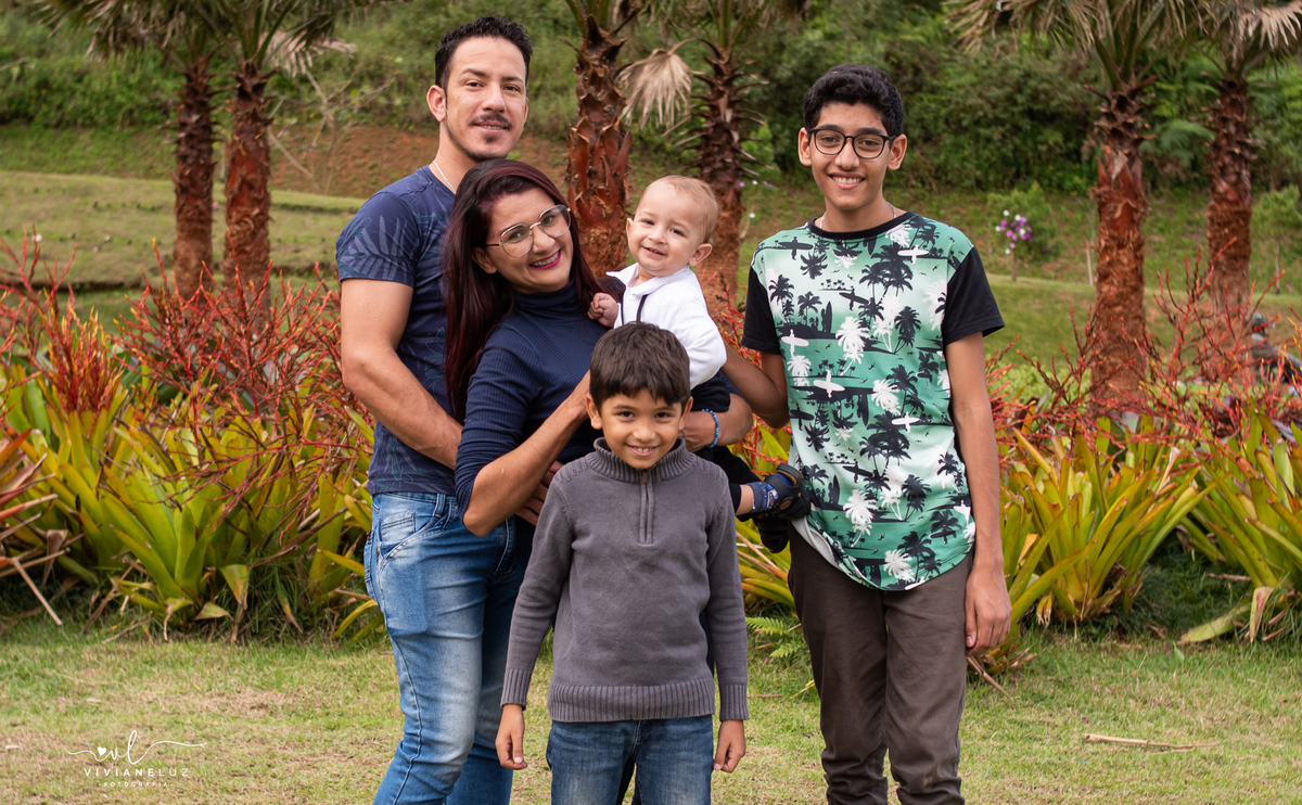 ensaio familia no parque da inovação em jaragua do sul