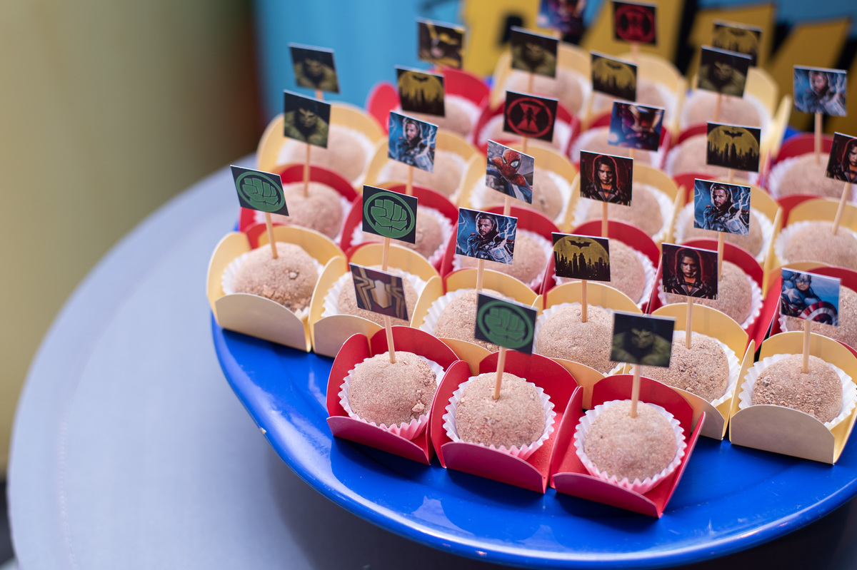 docinhos de aniversario vingadores