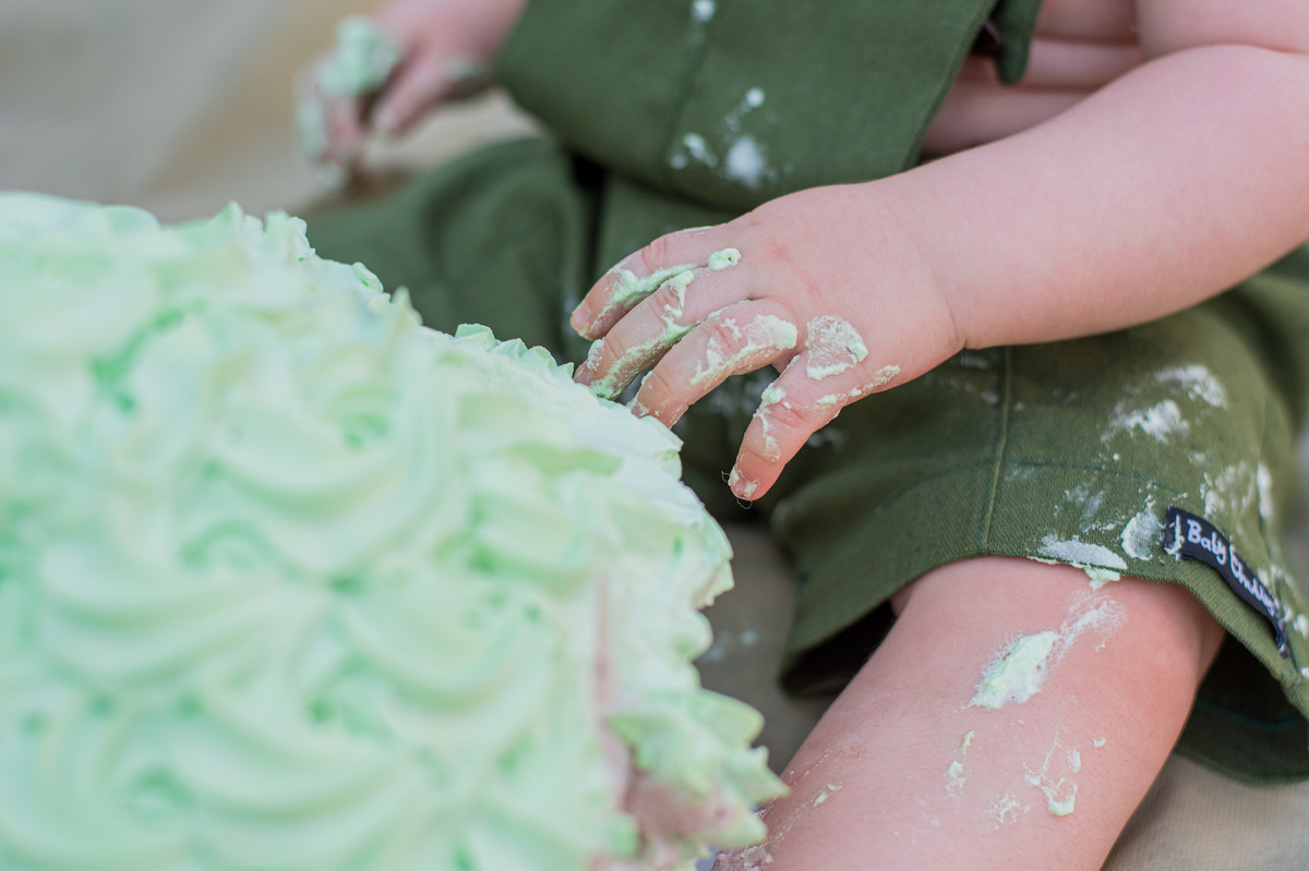 ensaio com o bolo de 1 aninho em jaragua do sul