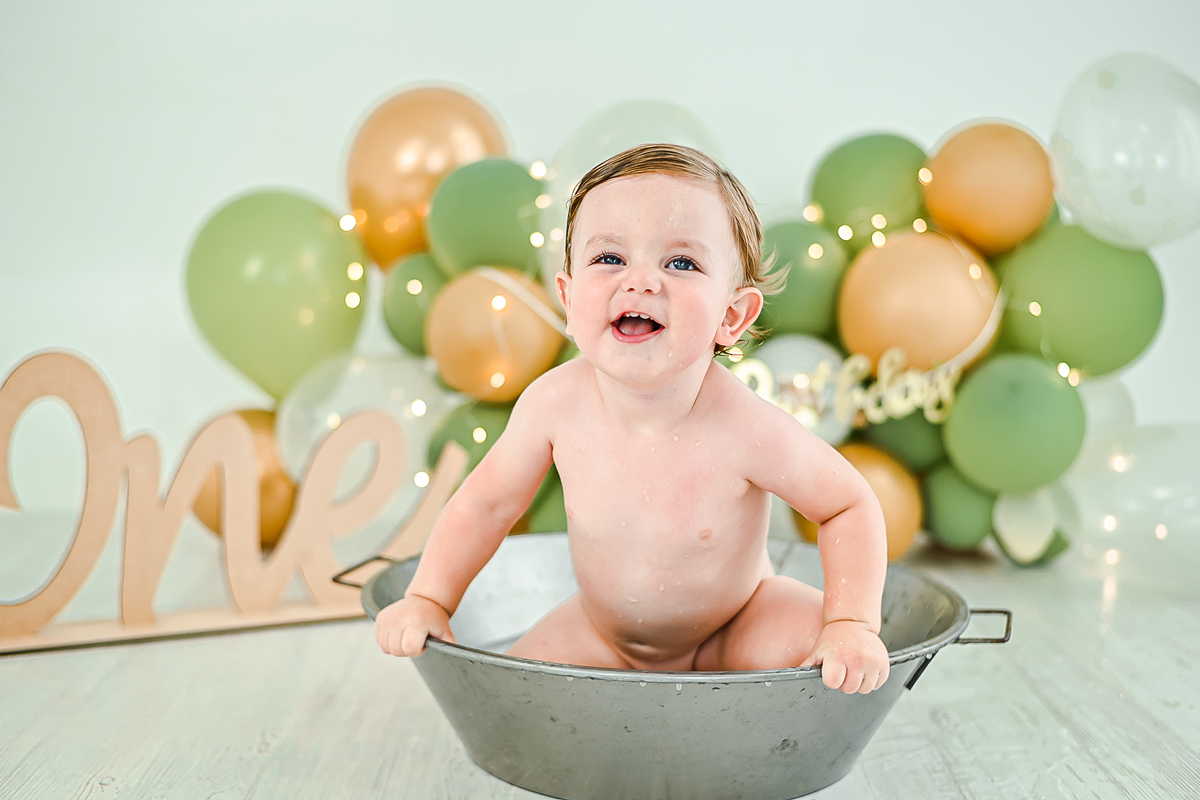 banho de banheira no smash the cake