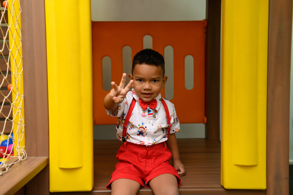 Bernardo completou 3 aninhos