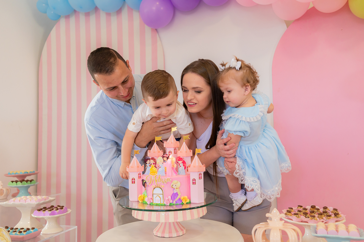 meu primeiro aninho com tema de princesas