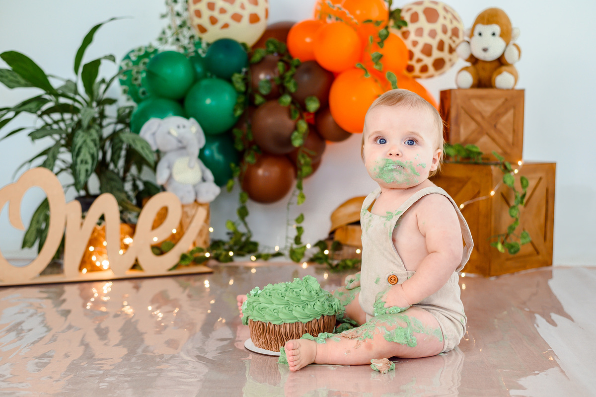 sessão com boo de um aninho em jaragua do sul e guaramirim