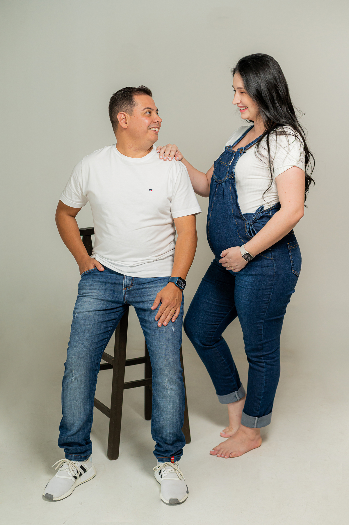 fotos de gestante jardineira