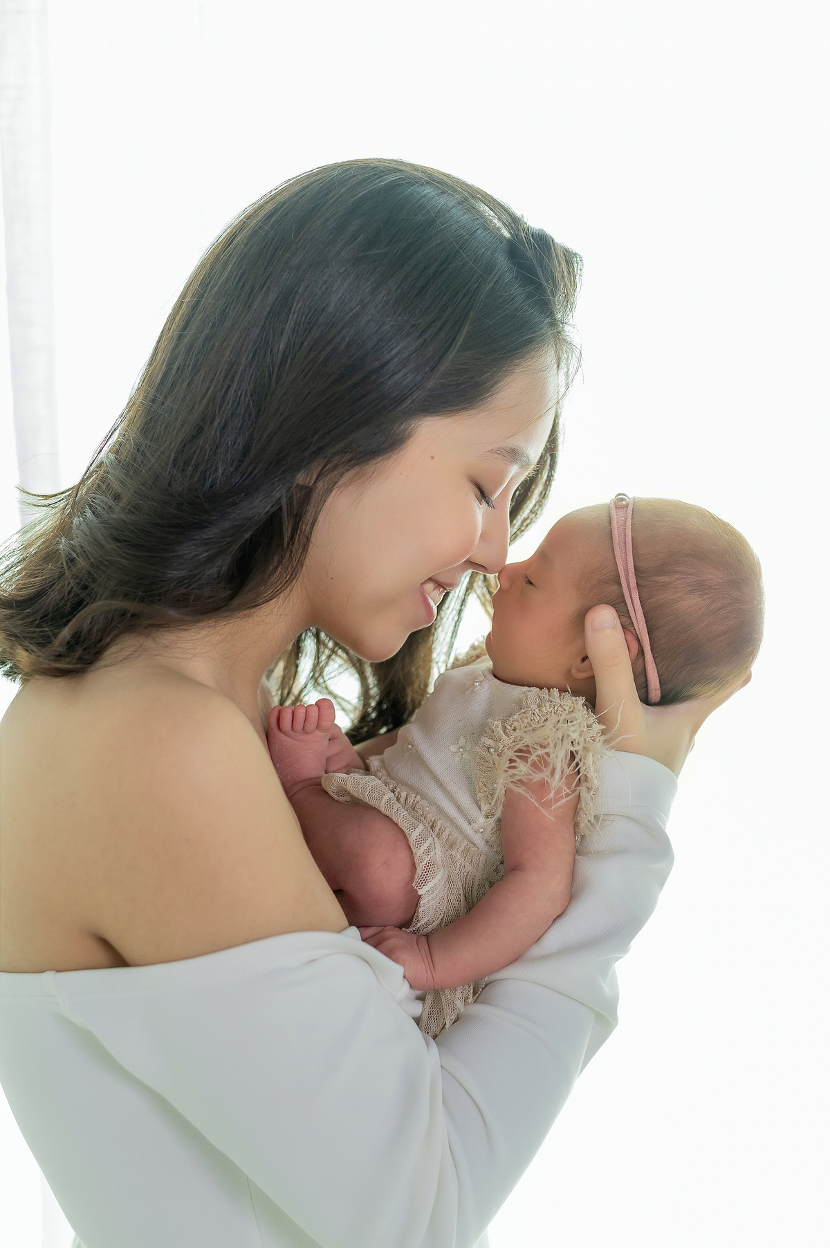 foto de narizinho com a mamae ensaio em jaragua do sul