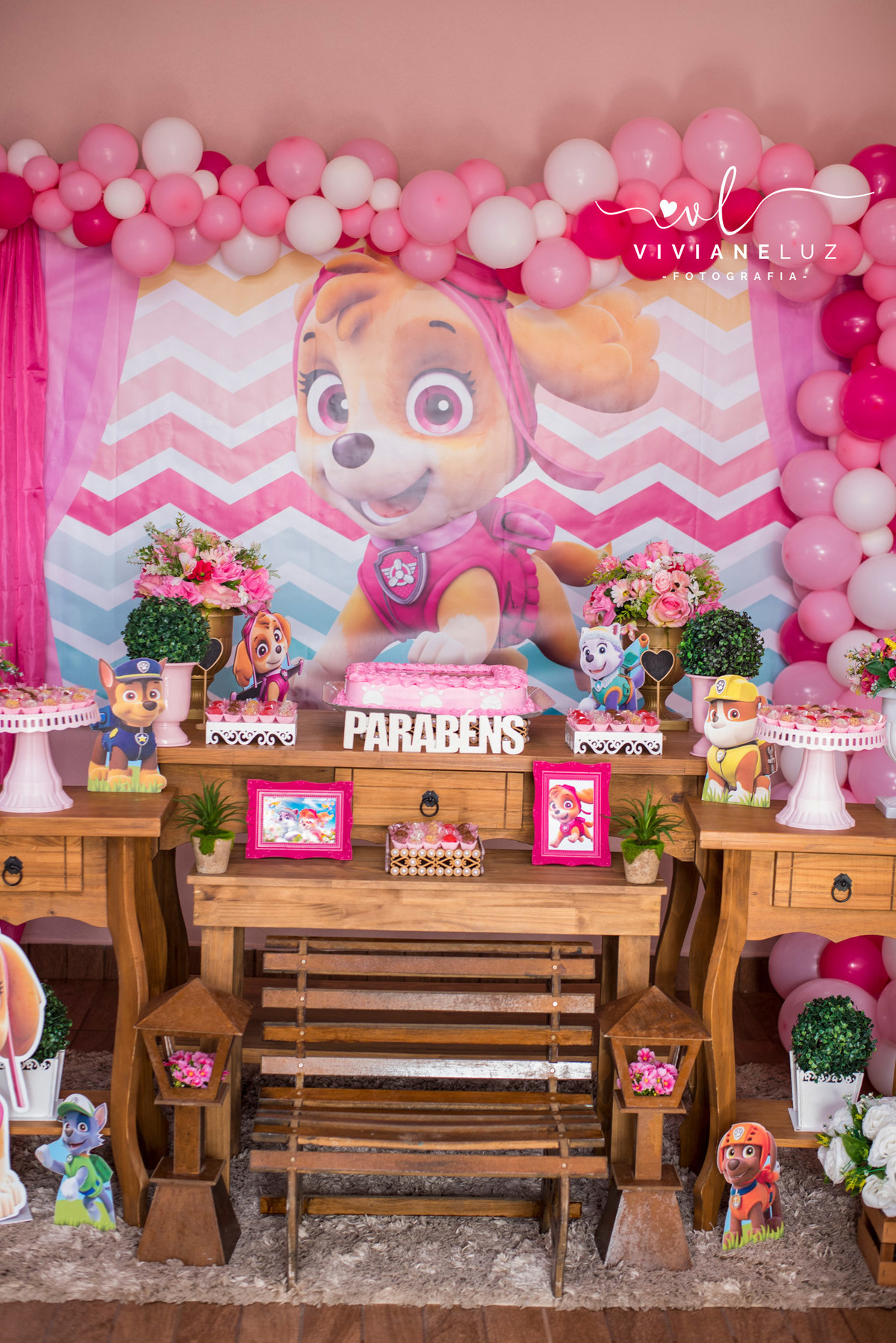 festa infantil patrulha canina 1 aninho decoração patrulha canina fotografa de aniversario fotografia de aniversario lembrancinha Guaramirim Jaraguá do Sul