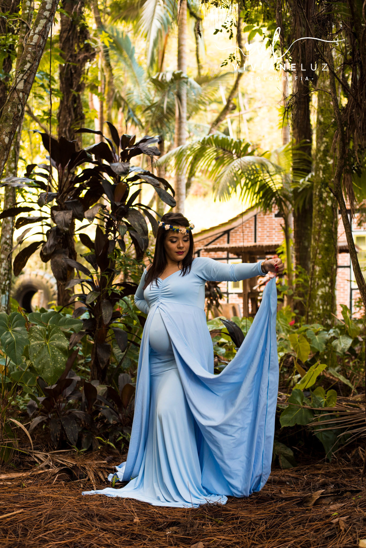 gestante fotografa de guaramirim familia pets ensaio externo de gestante natureza campo mae de menino mae de menina bebe arco iris vestido arco iris vestido gestante parque malwee