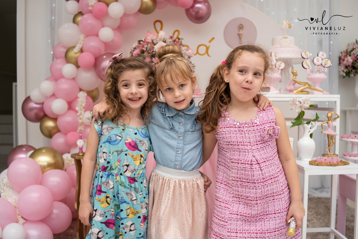 festa infantil bailarina decoração bailarina fotografa de aniversario fotografia de aniversario lembrancinha Guaramirim Jaraguá do Sul