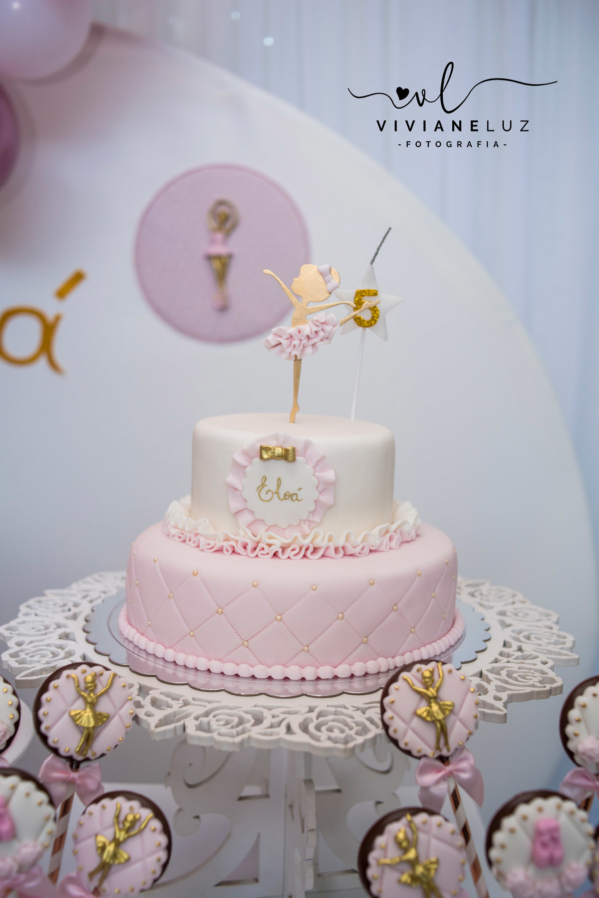 festa infantil bailarina decoração bailarina fotografa de aniversario fotografia de aniversario lembrancinha Guaramirim Jaraguá do Sul