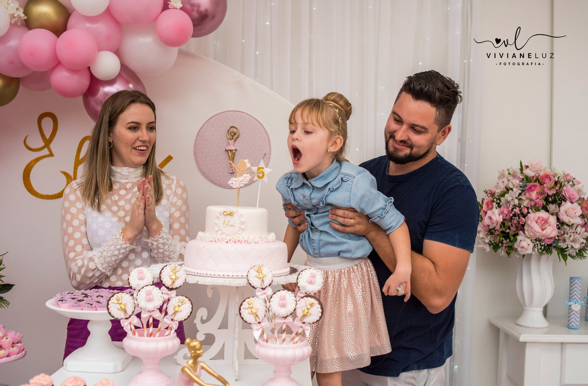 festa infantil bailarina decoração bailarina fotografa de aniversario fotografia de aniversario lembrancinha Guaramirim Jaraguá do Sul