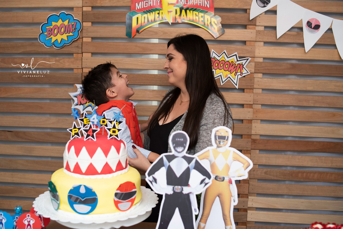 festa infantil power rangers 4  aninhos decoração power rangers fotografa de aniversario fotografia de aniversario lembrancinha Guaramirim Jaraguá do Sul