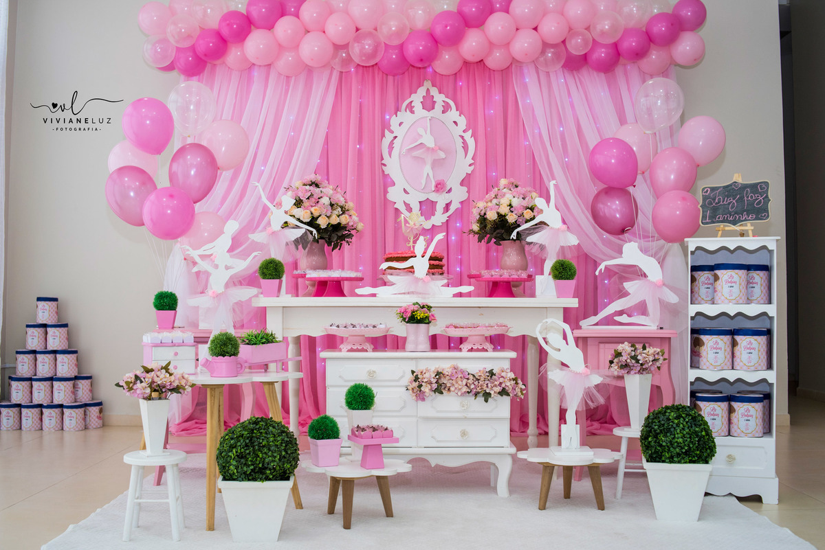festa infantil 1 aninho bailarina fotografia infantil fotografa de aniversario guaramirim decoração de bailarina