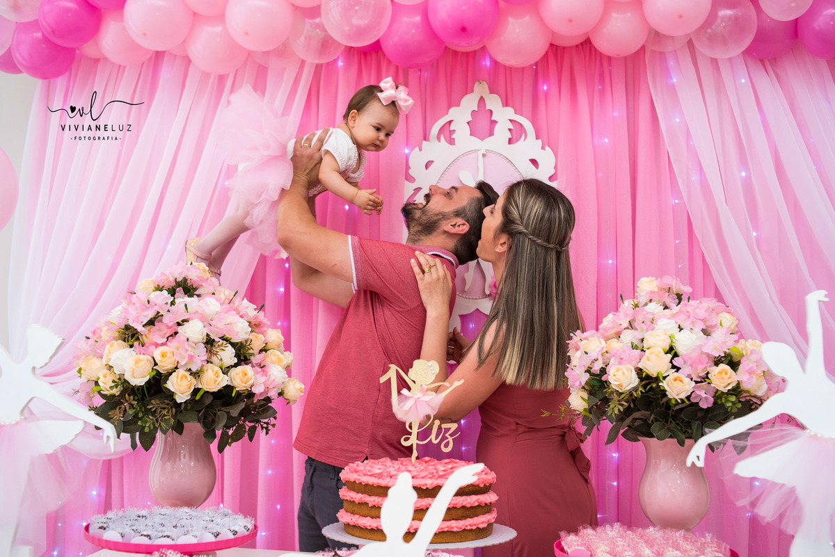 festa infantil 1 aninho bailarina fotografia infantil fotografa de aniversario guaramirim