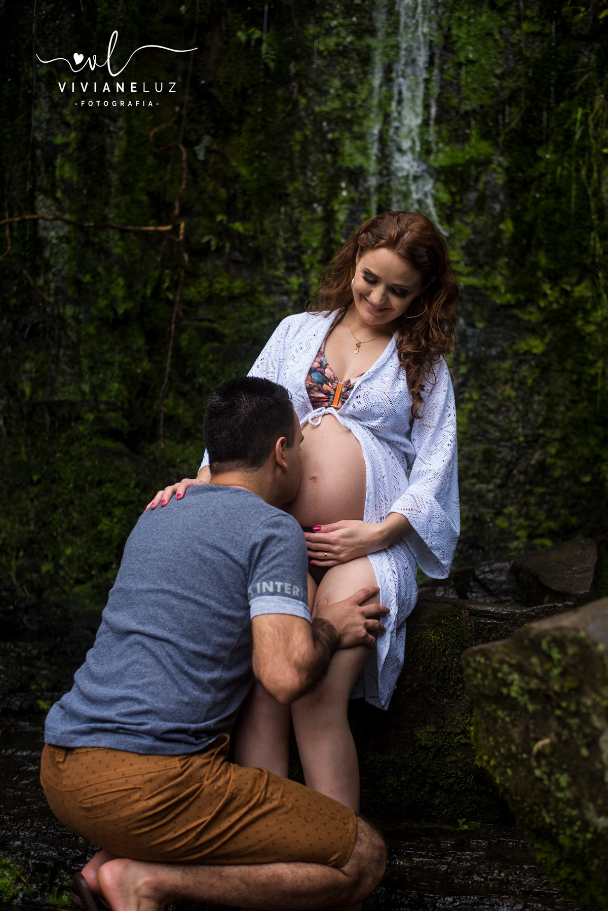 ensaio gestante fotorgafia de gestante em guaramirim jaragua do sul e regiao gravidez ensaio externo cachoeira formosa