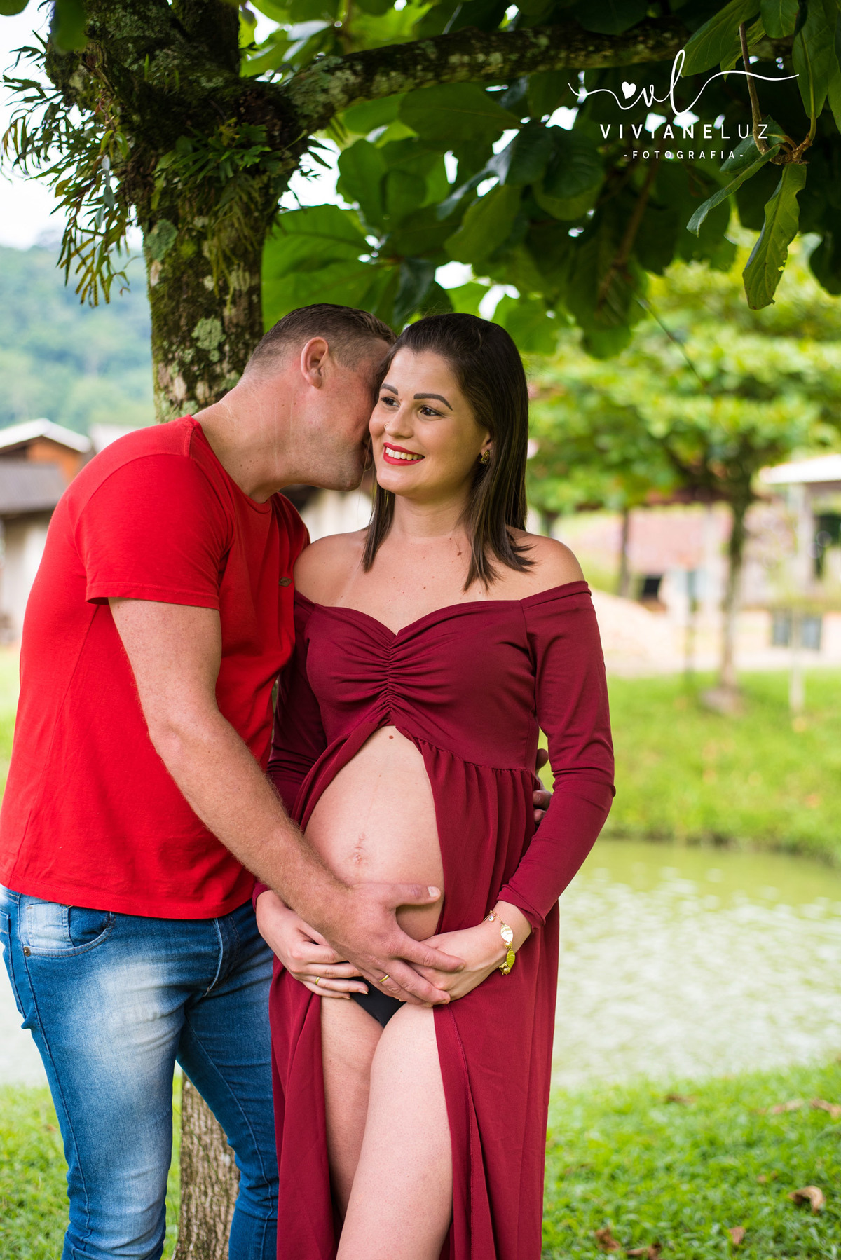 ensaio externo gestante guaramirim jaragua do sul mae de menino pesque e pague fotografa de guaramirim fotografas de gestante