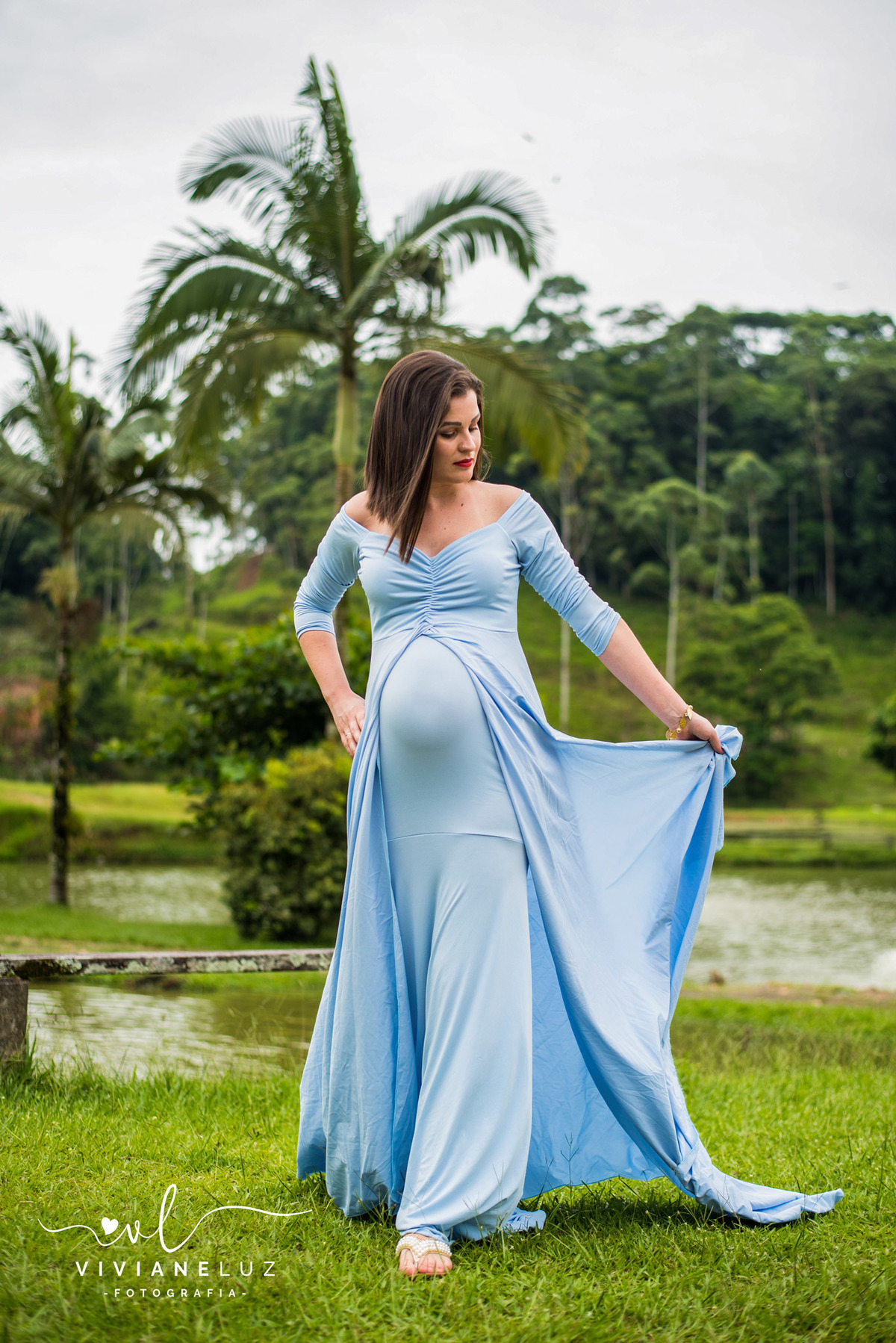 ensaio externo gestante guaramirim jaragua do sul mae de menino pesque e pague fotografa de guaramirim fotografas de gestante