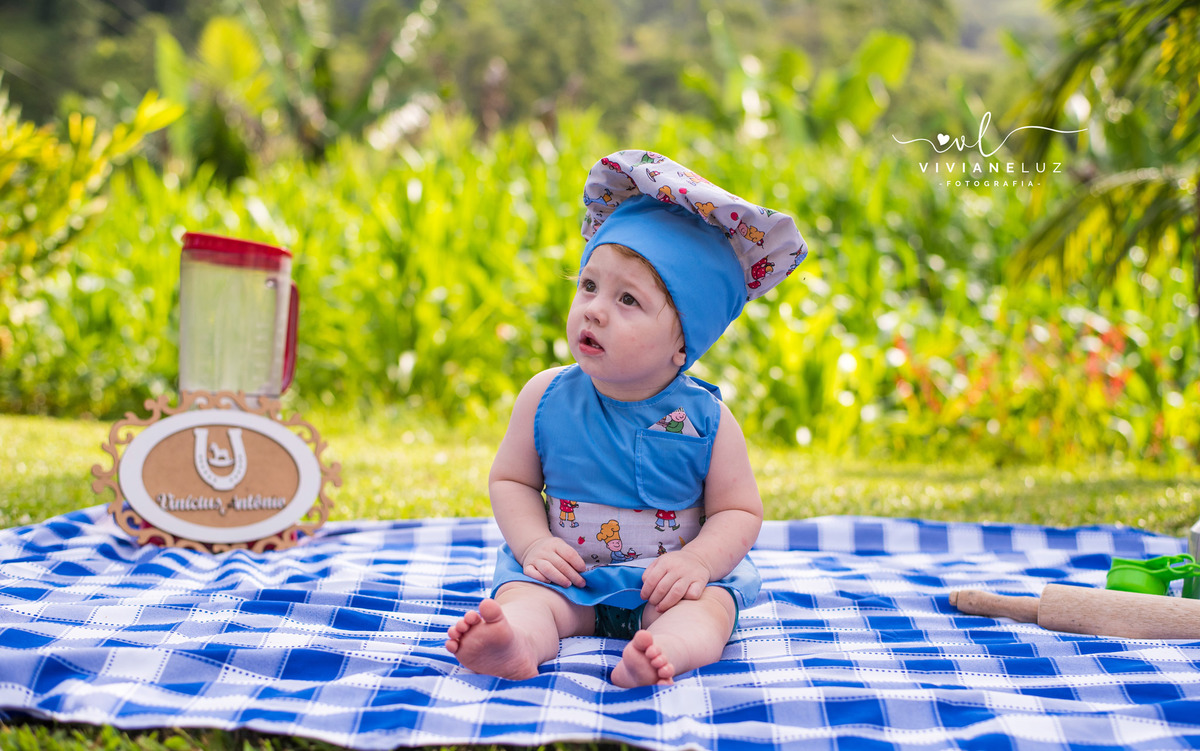smash the cake mini chef fotografia infantil fotografa de guaramirim jaragua do sul massaranduba ensaio infantil mini chef