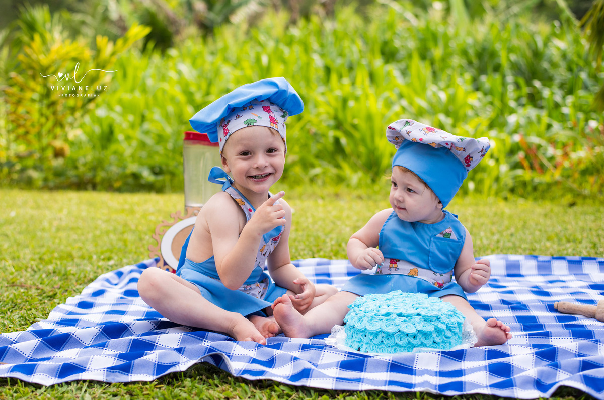 smash the cake mini chef fotografia infantil fotografa de guaramirim jaragua do sul massaranduba ensaio infantil mini chef