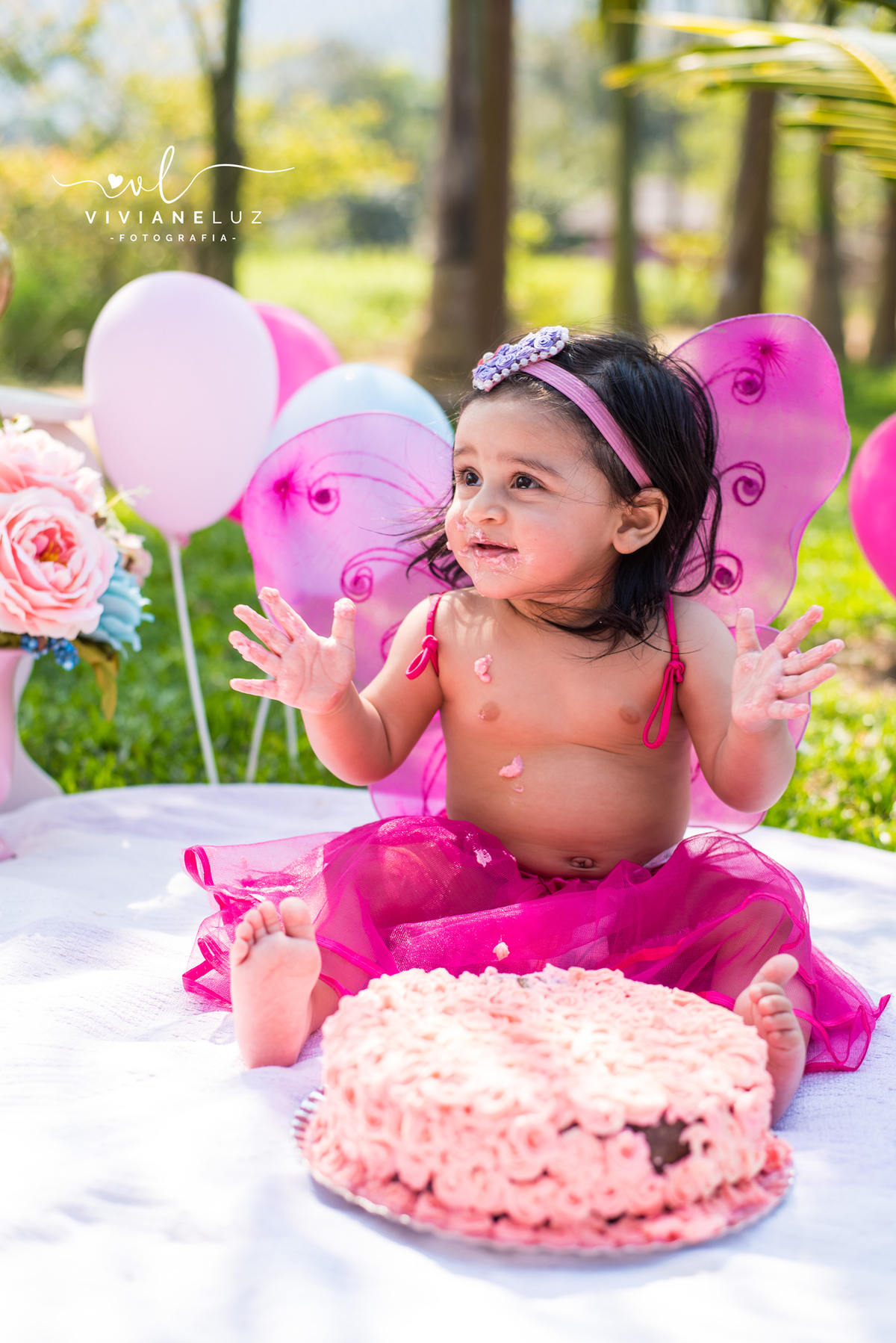 primeiro aninho smash the cake ensaio externo