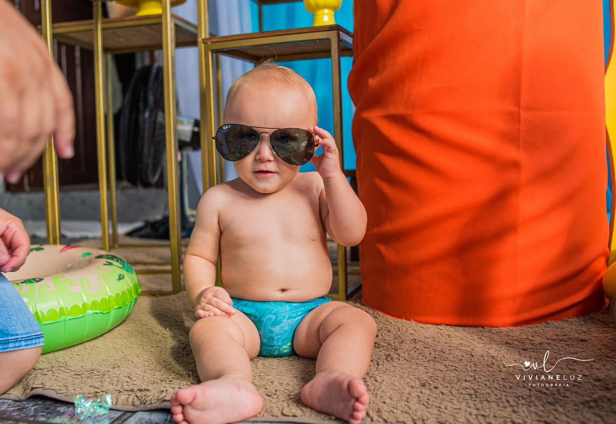 festa infantil tema praia fotografia infantil fotografa de aniversario fotografa de jaragua do sul fotografa de guaramirim gabriel fez 1 aninho