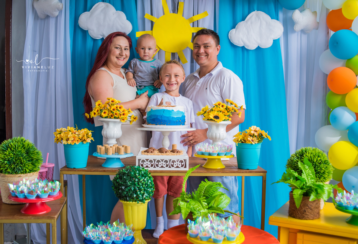 festa infantil tema praia fotografia infantil fotografa de aniversario fotografa de jaragua do sul fotografa de guaramirim gabriel fez 1 aninho