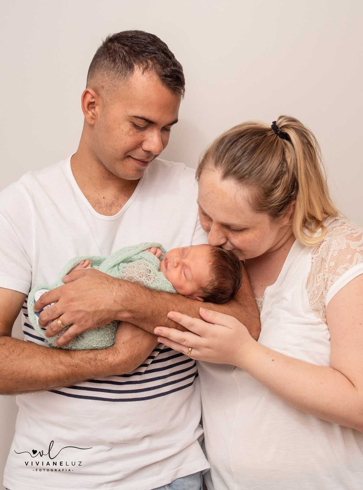 fotografia newborn com os pais