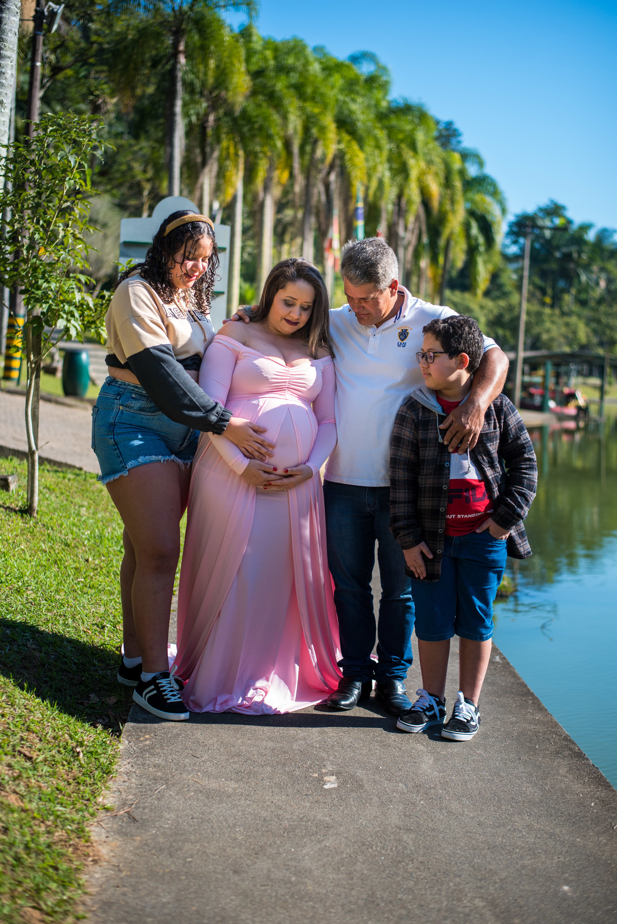 ensaio gestante em familia 