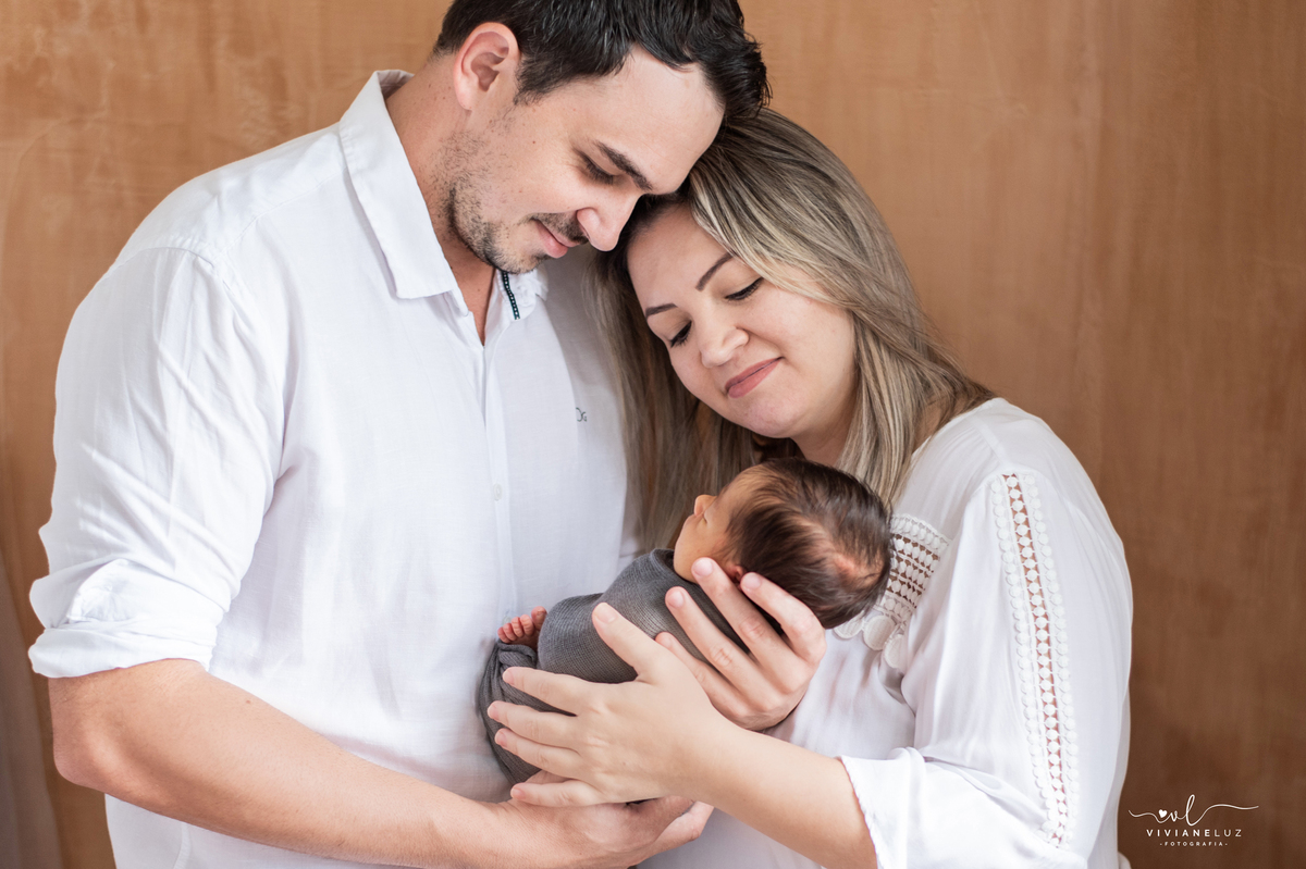 ensaio de familia newborn em casa