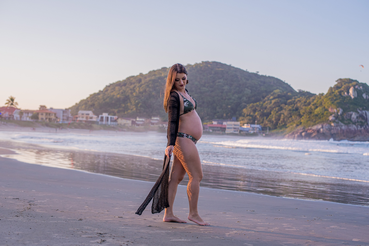 fotos gestante na praia 