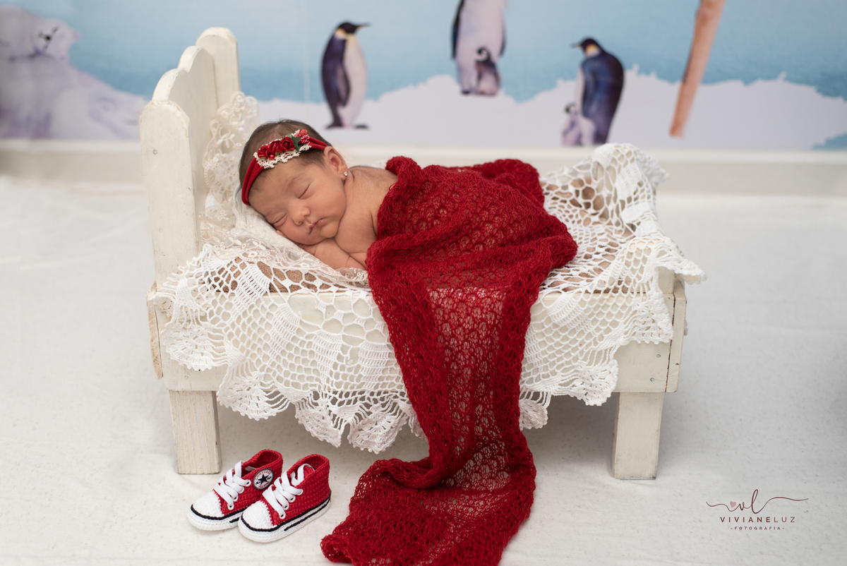 ensaio newborn de all star vermelho fotografa de jaragua do sul