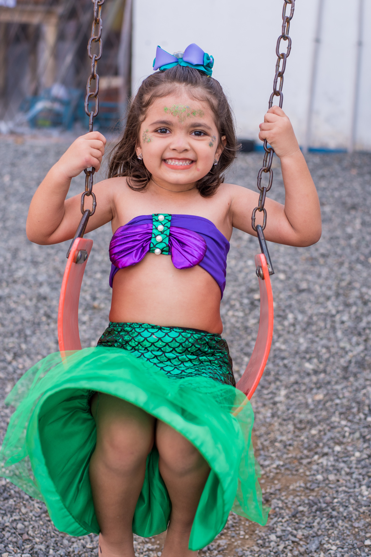 uma seria mais linda fazendo 5 anos fotografia de festa infantil