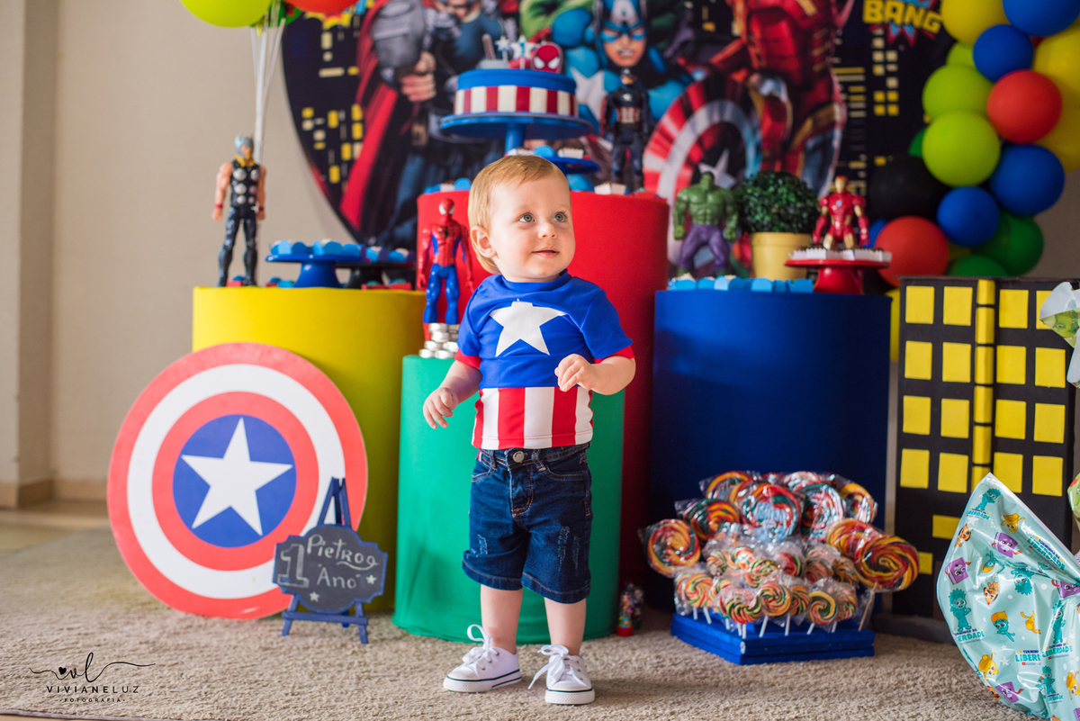 capitão america vingadores fotografia infantil