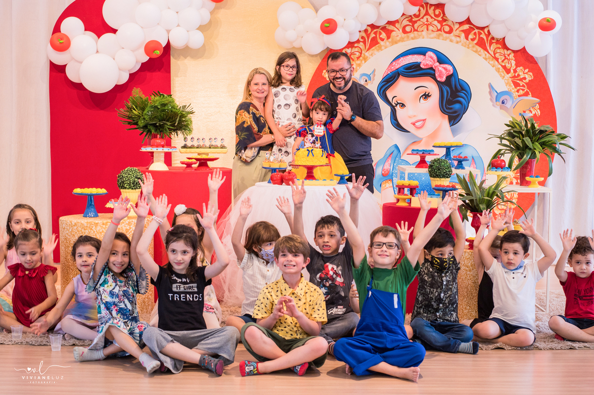 aniversario infantil de branca de neve jaragua do sul fotografia de eventos