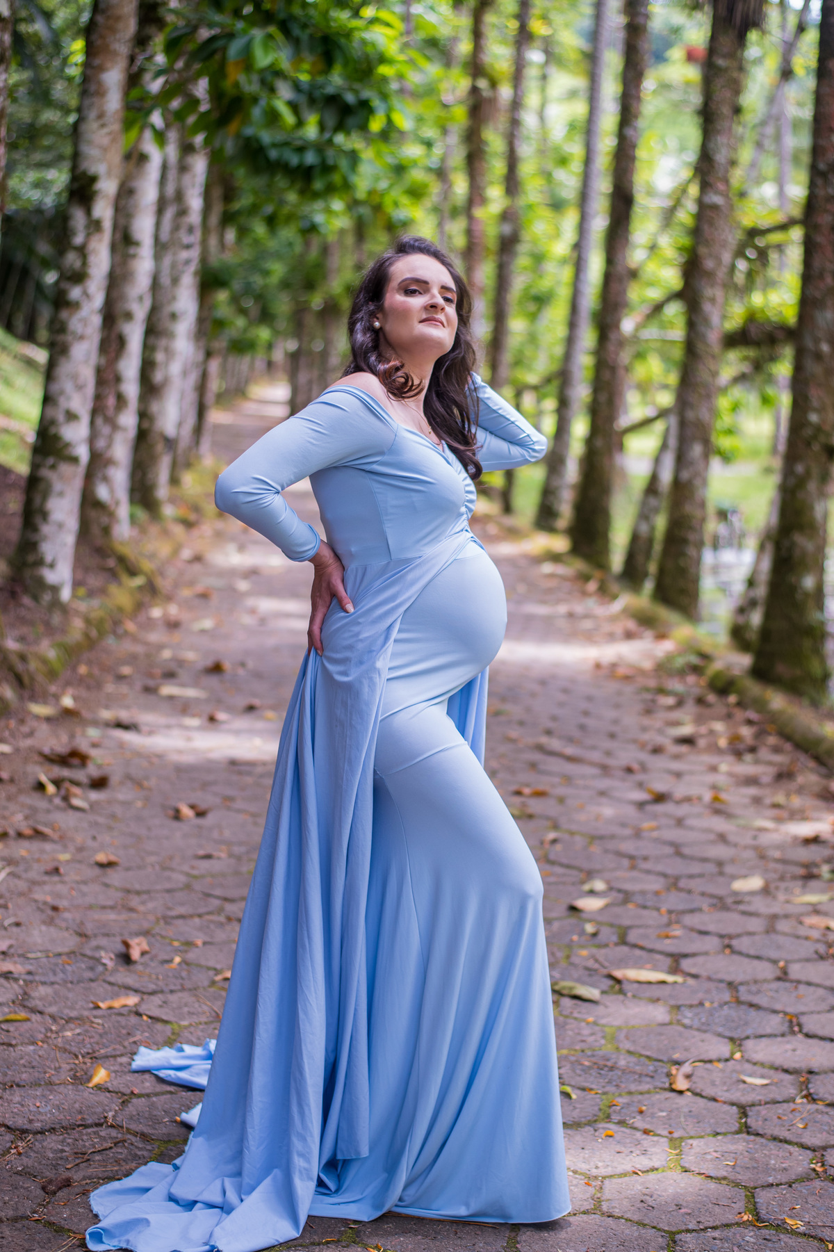 moda gestante em guaramirim e jaragua do sul figurinos para ensaio gestante vestido para gestante