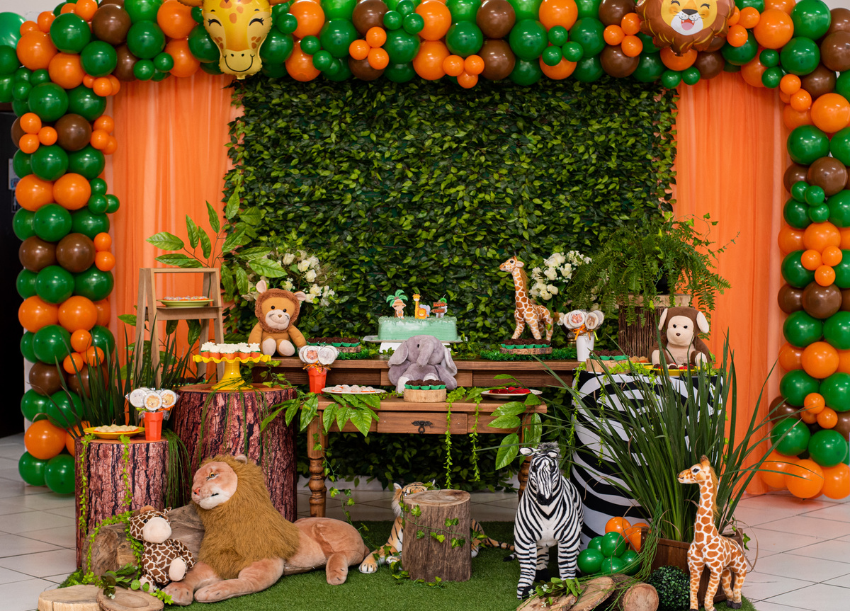decoração tema safari de menino em jaragua do sul
