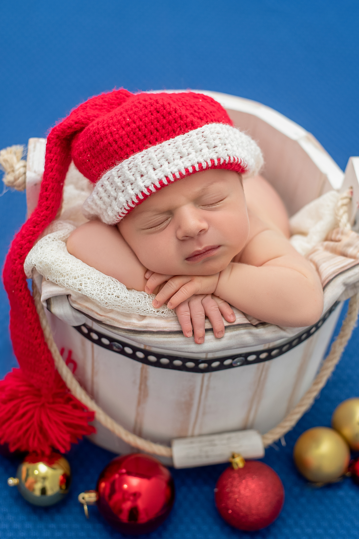 ensaio newborn de natal em casa