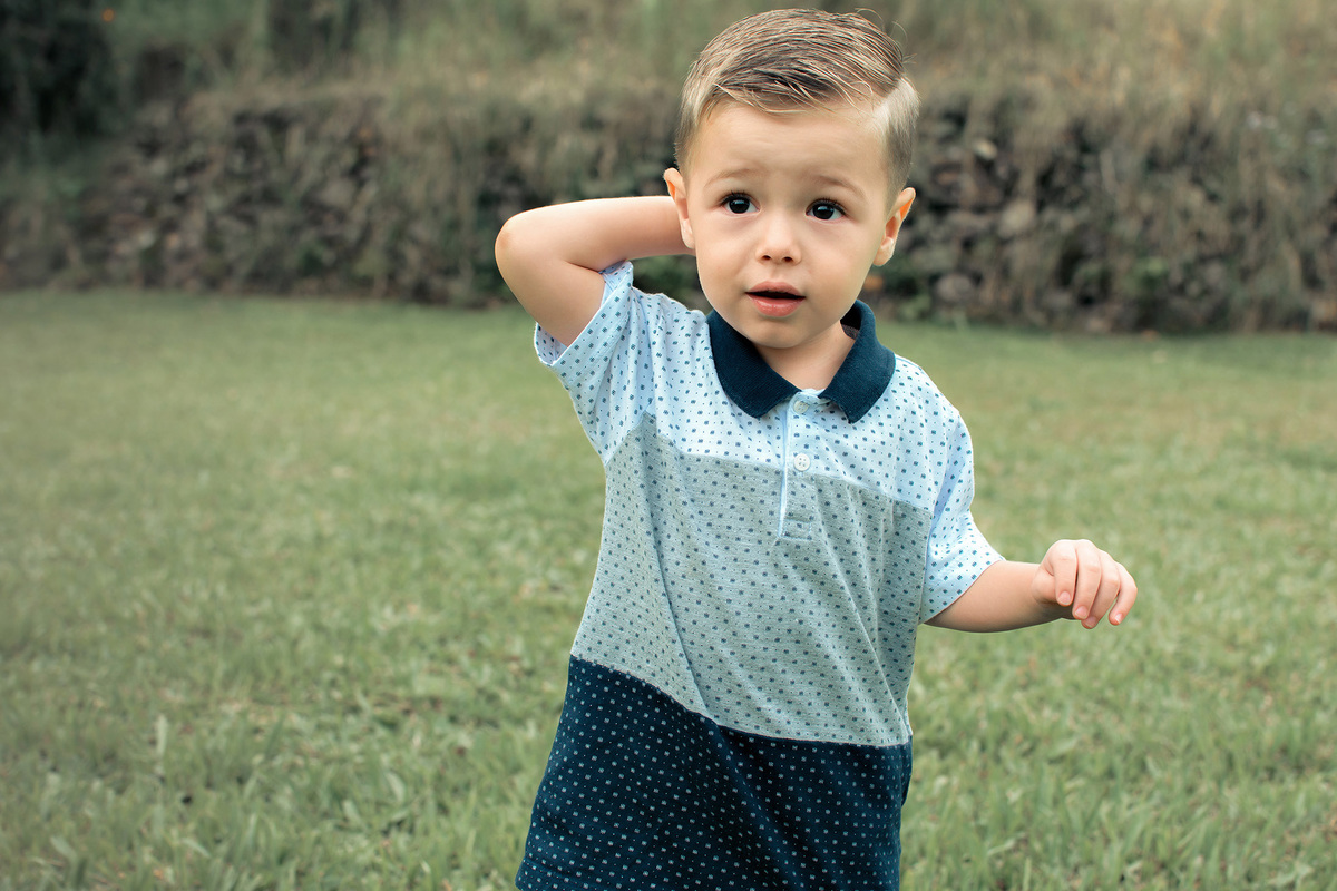 Anthony em sua sessão de 2 anos, em Nova Petrópolis.