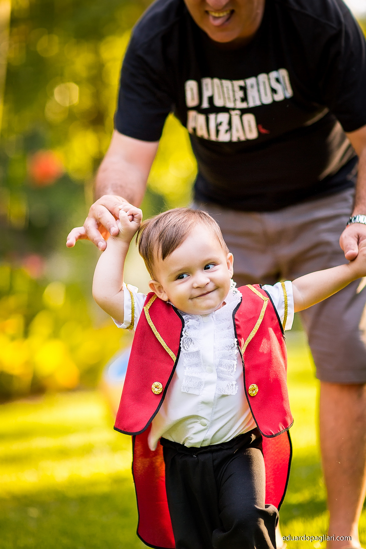 ensaio de um aninho com tema de circo