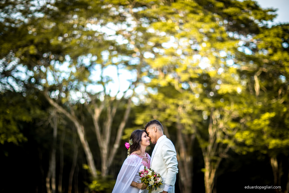 Casamento com fotos criativas dos padrinhos