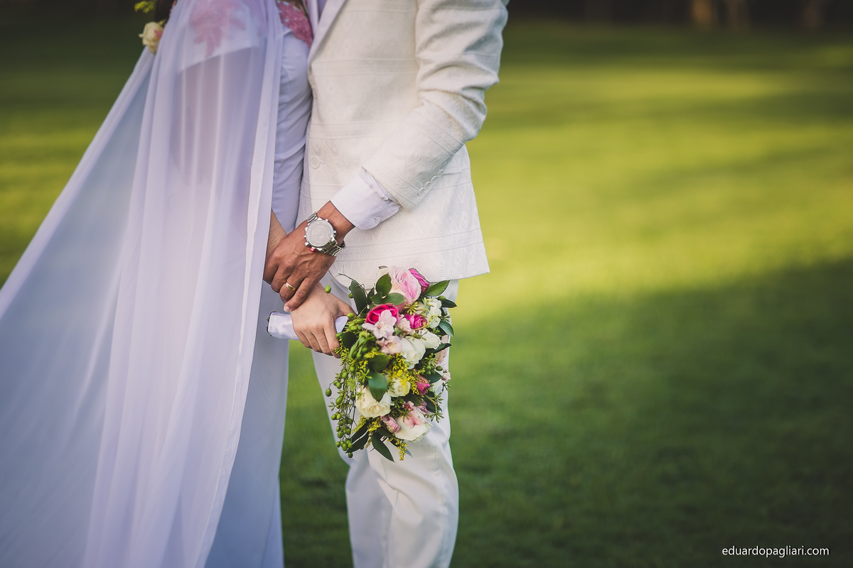 Casamento com fotos criativas dos padrinhos