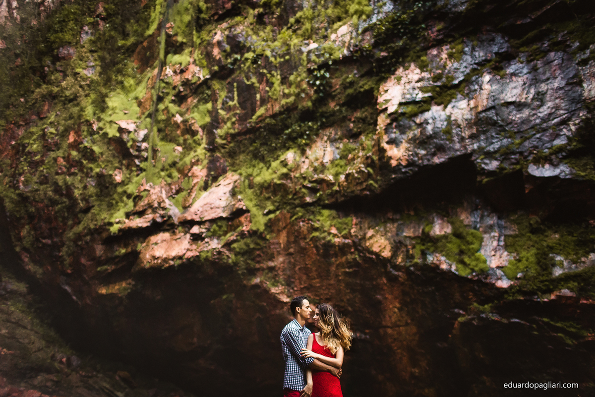 pre casamento na cachoeira