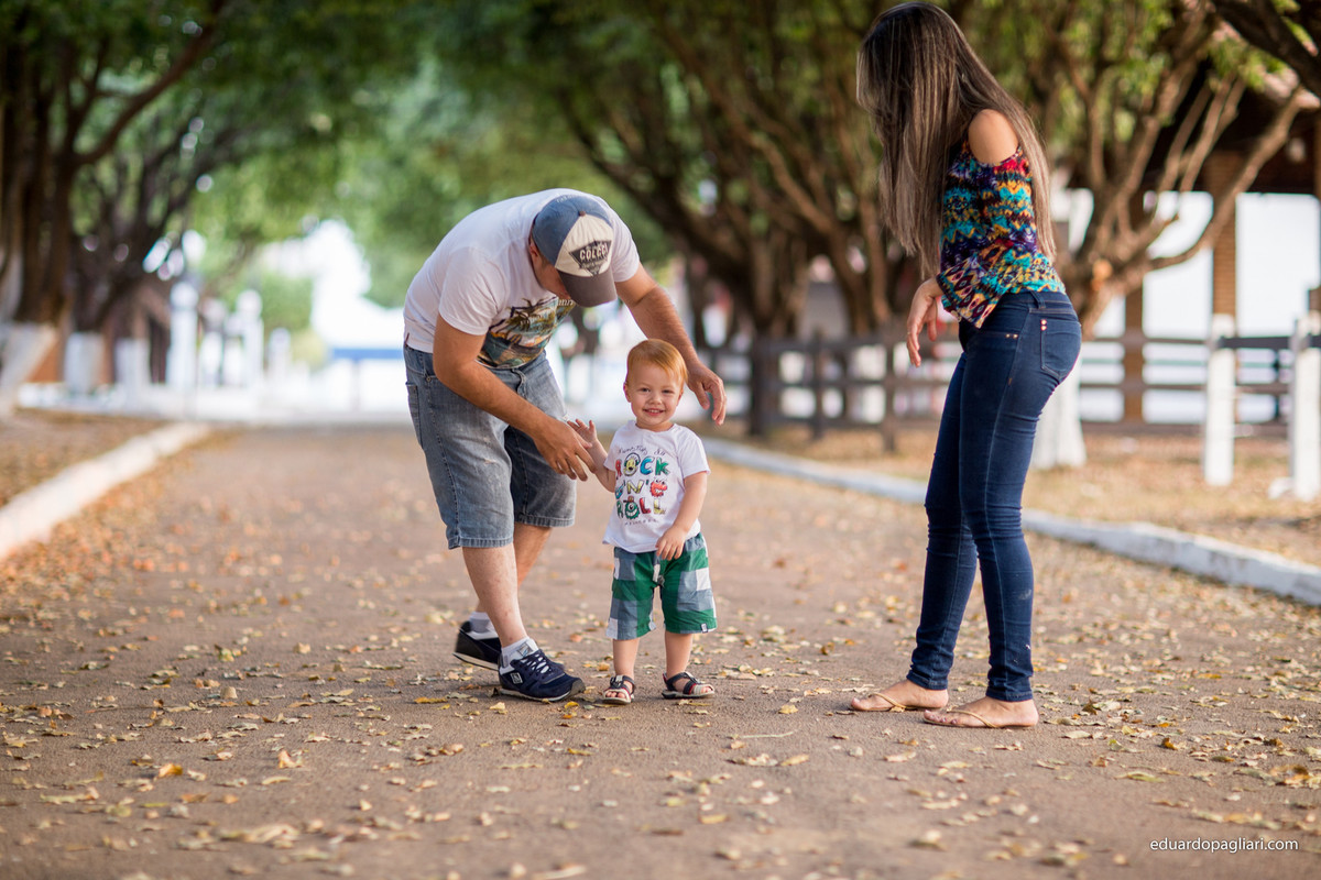 ensaio fotografico família com criança de um aninho