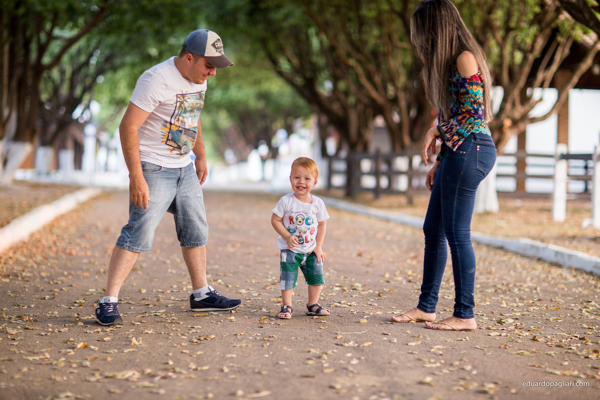 ensaio fotografico família com criança de um aninho