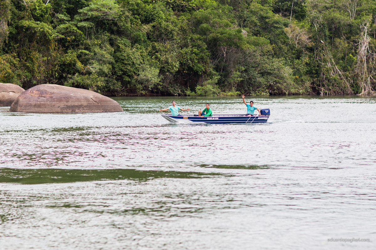 barco no pre casamento rio teles pires