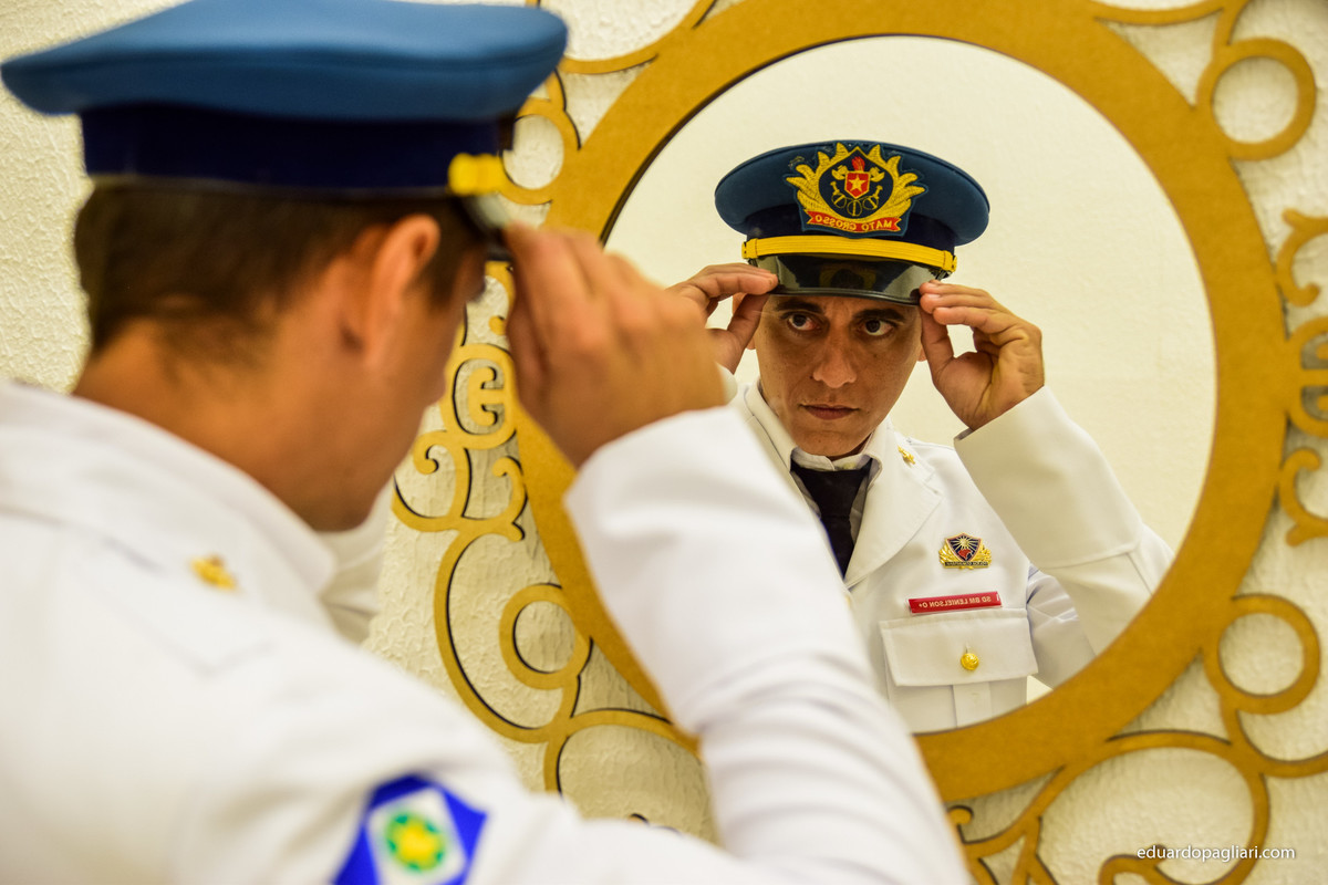 casamento bombeiro farda de gala