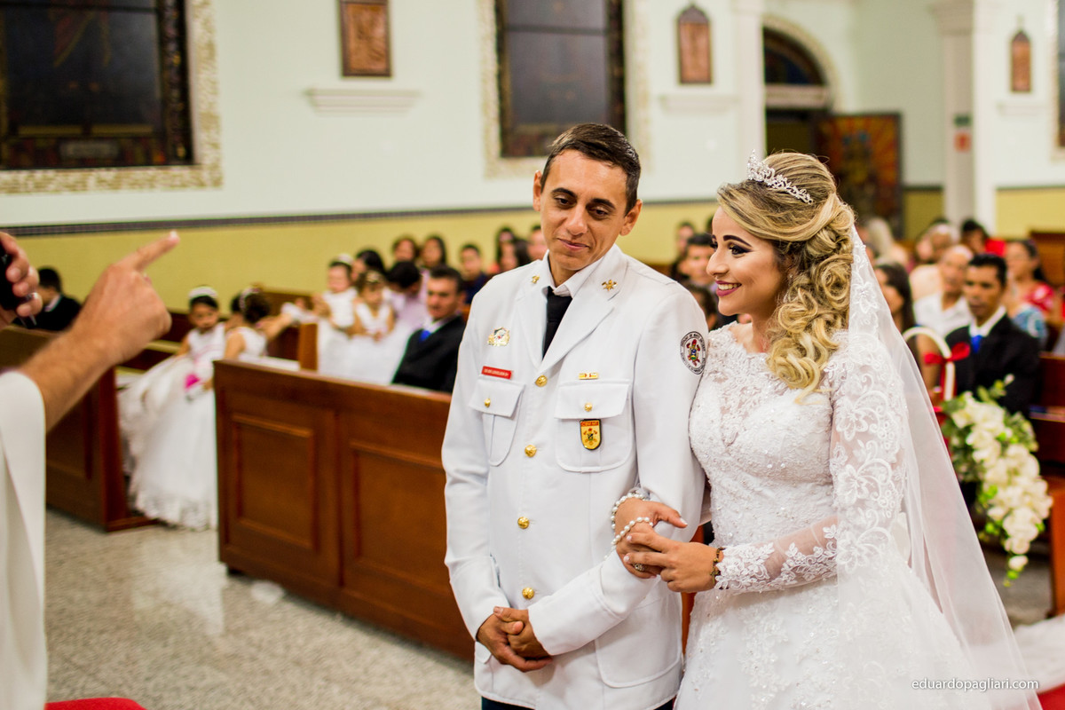 casamento com farda de bombeiro