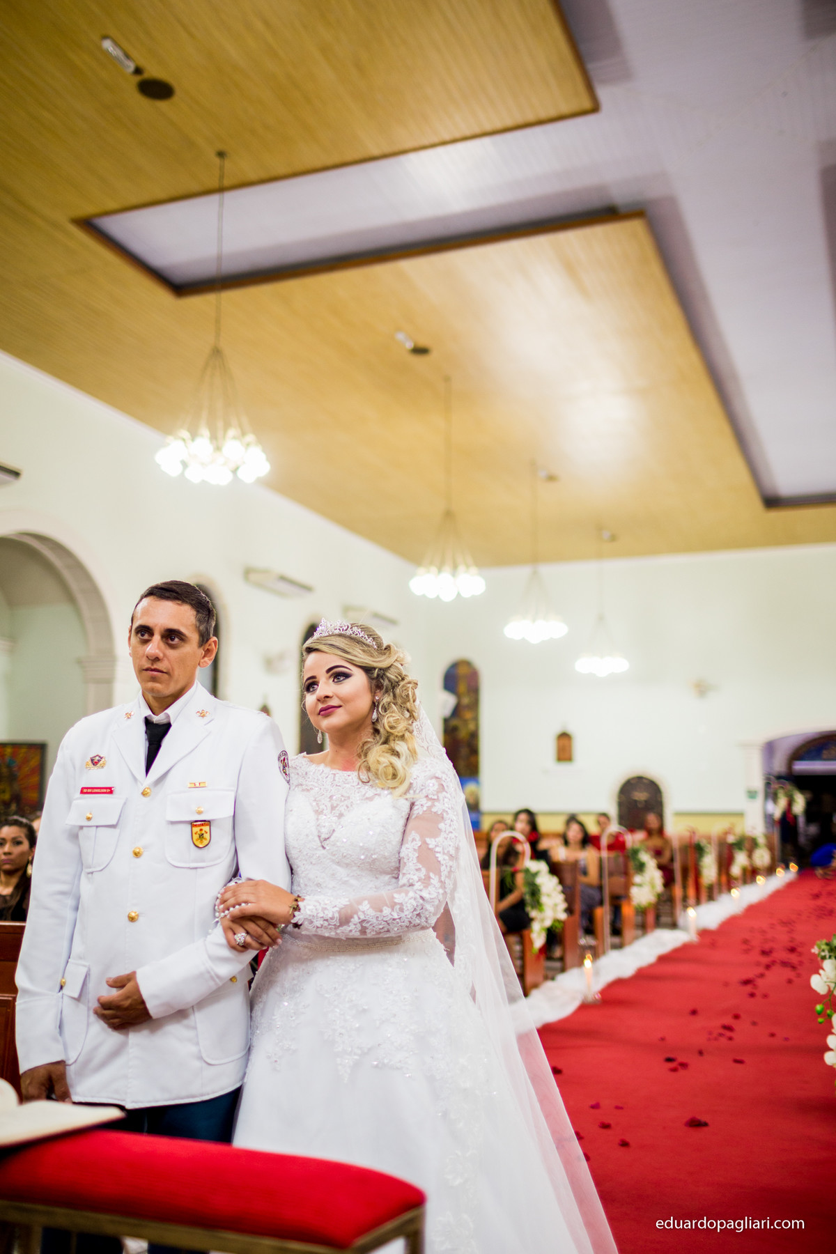casamento com farda de bombeiro