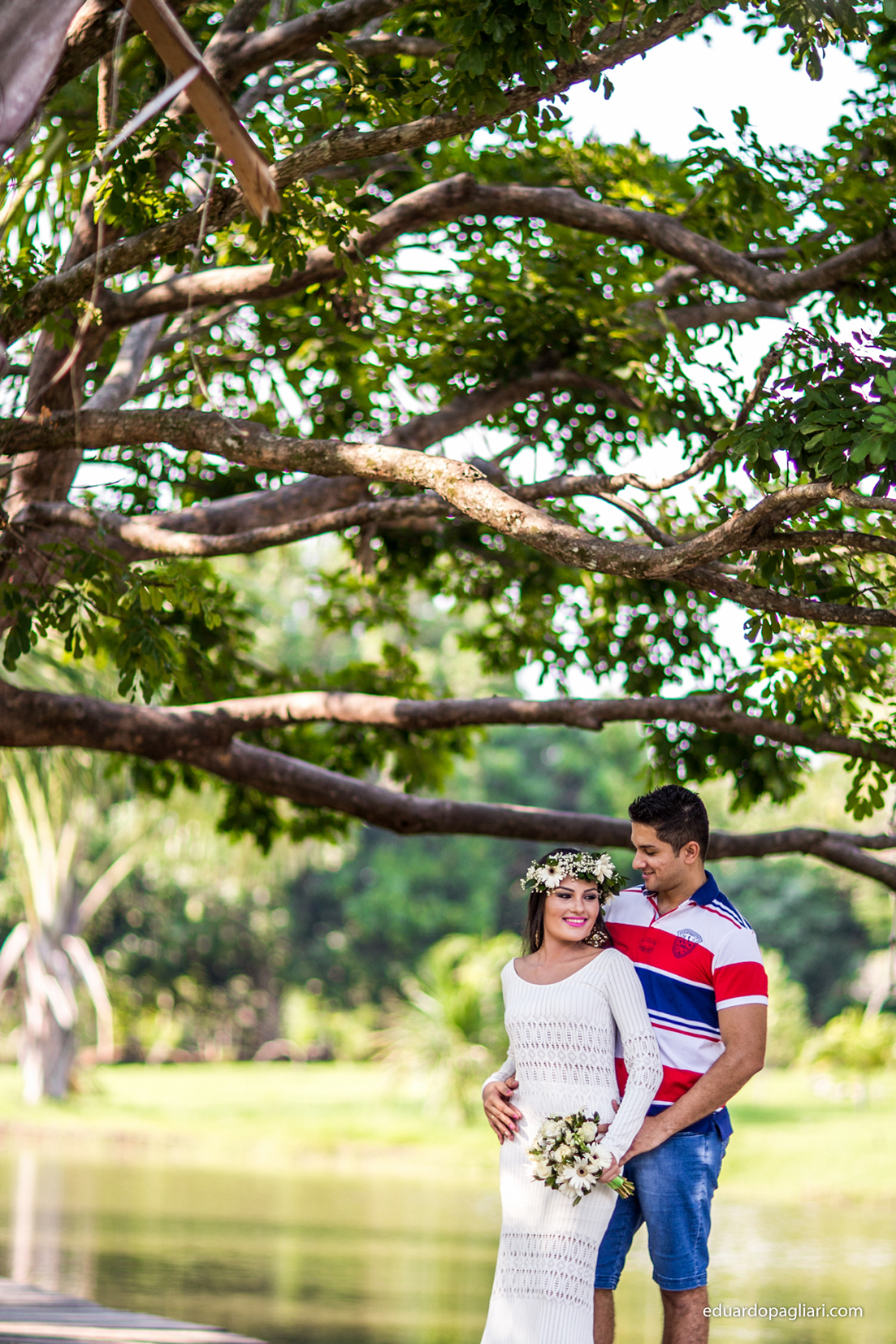pre casamento no lago em colider